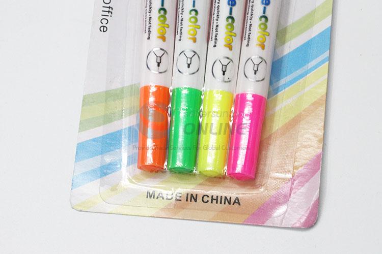 Eco-friendly Plastic Highlighters Set