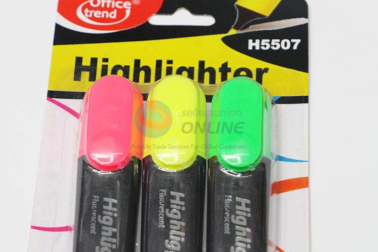 Good Quality Plastic Highlighters Set