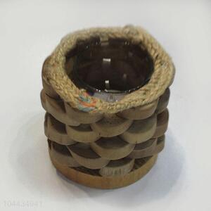 Modern design wooden candleholder