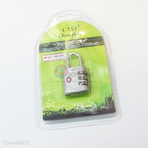 Cheap Price Wholesale Silver Color Combination Travel Suitcase Luggage Lock Padlock