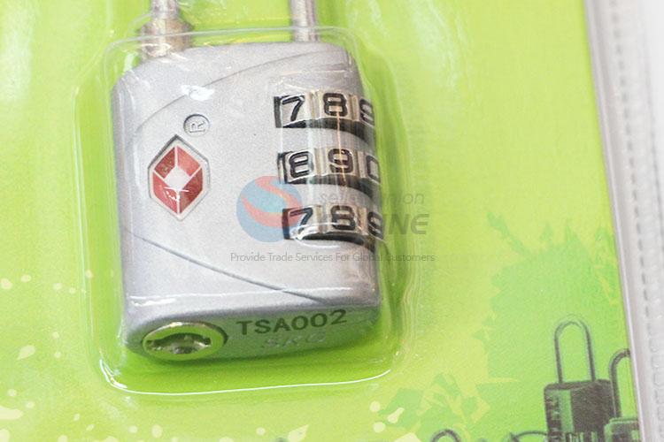 Cheap Price Wholesale Silver Color Combination Travel Suitcase Luggage Lock Padlock