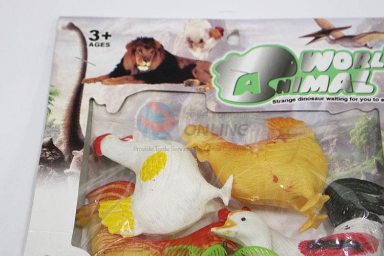 Wholesale top quality farm animal model toy set