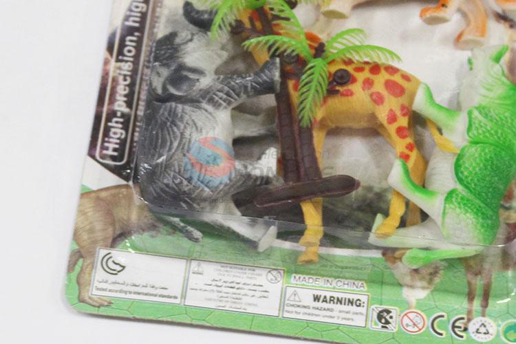 Wholesale low price 4pcs animal model toy set