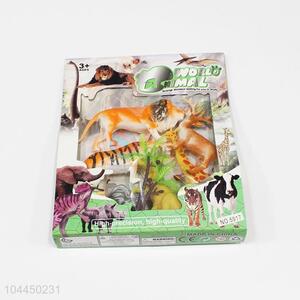 Newly style best popular 6pcs animal model toy set