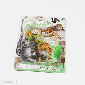 Wholesale low price 4pcs animal model toy set