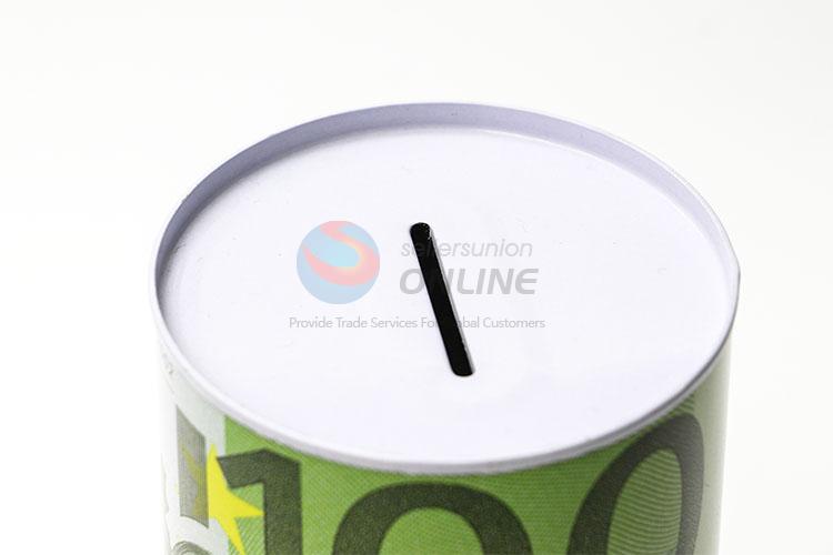 High Quality Round Can Money Bank Tin Box