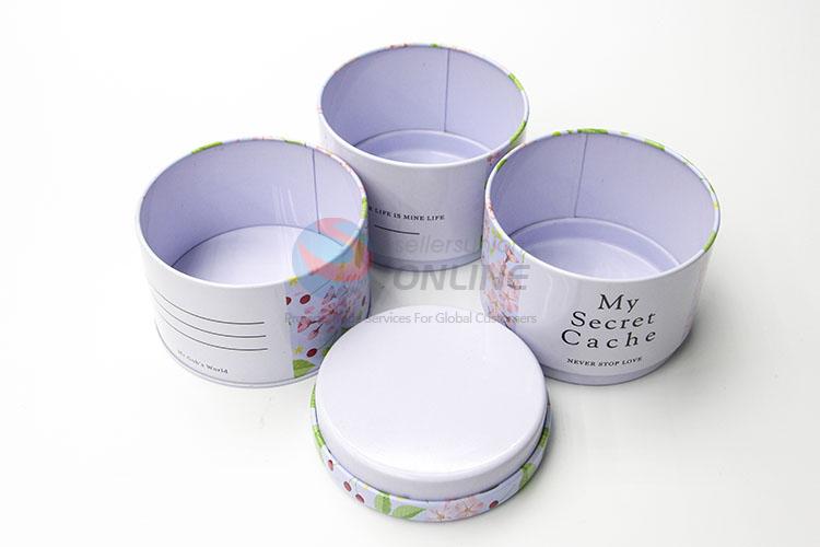 New Arrival Three Layers Tin Storage Box Can