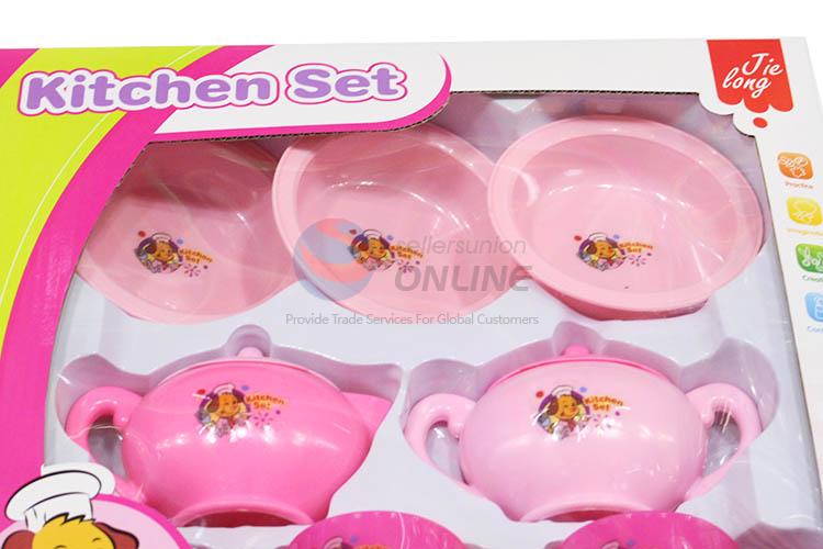 Newest Colorful Simulation Tea Set Fashion Kitchen Set Toy