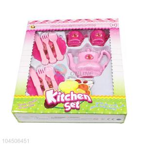 Popular Plastic Tea Set Tableware Kitchen Set Toy