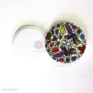 Plastic printed hand mirror hand mirror