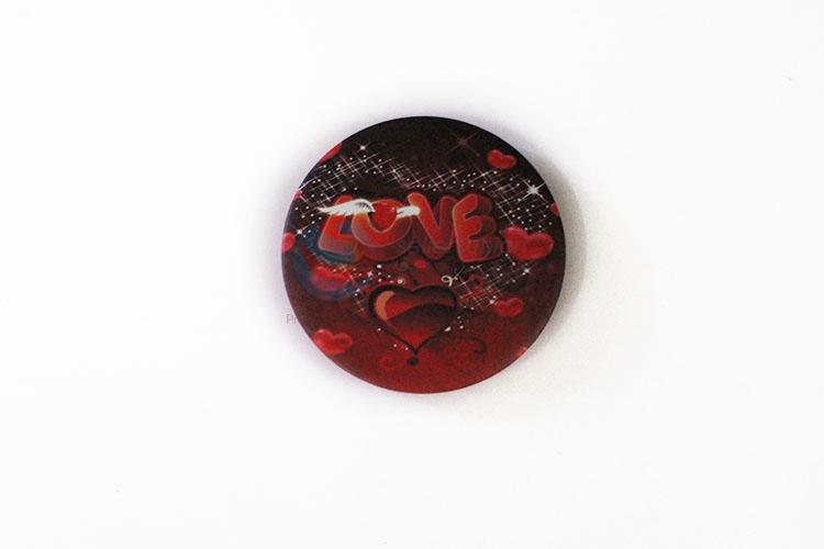 Round shaped plastic pocket mirror