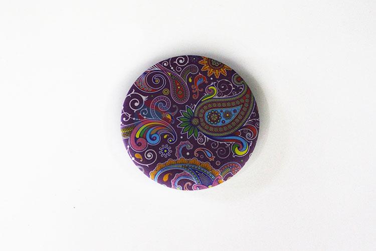 Round cheap hand make up pocket mirrors