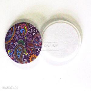 Round cheap hand make up pocket mirrors