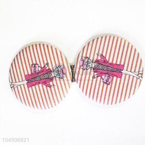 Round shape pocket mirror for wedding souvenirs