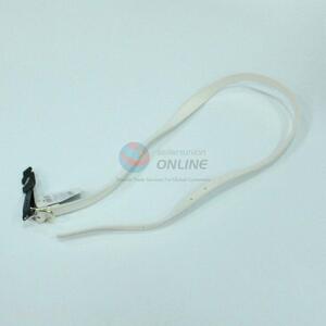 Wholesale trendy women white pu belt