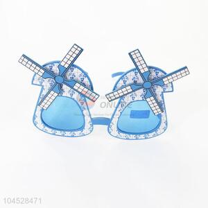 Promotional Party Supplies Decoration Plastic Windmill Party Eyeglasses