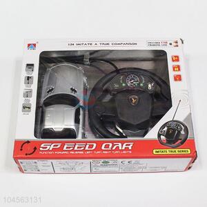 Top Selling Suspension Steering Wheel 1:24 Four-channel LED Car Remote Control Car Toy Car