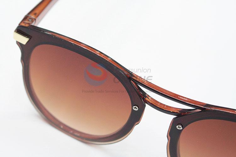 Retro small vintage coffee sunglasses