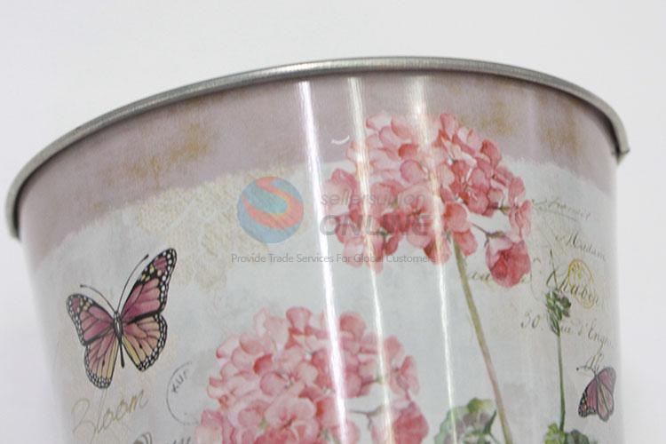 Superior quality tinplate flower pot