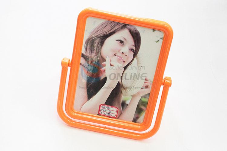 Square Folding Mirror Stand Tabletop Travel Cosmetic Mirror