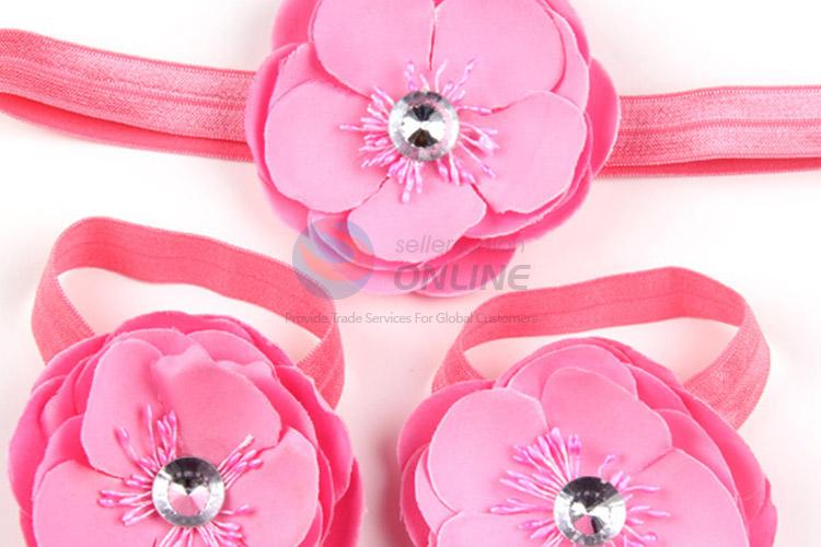 Flower Hair Accessory Elastic Headband