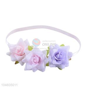 Flower Hair Accessory Elastic Headband