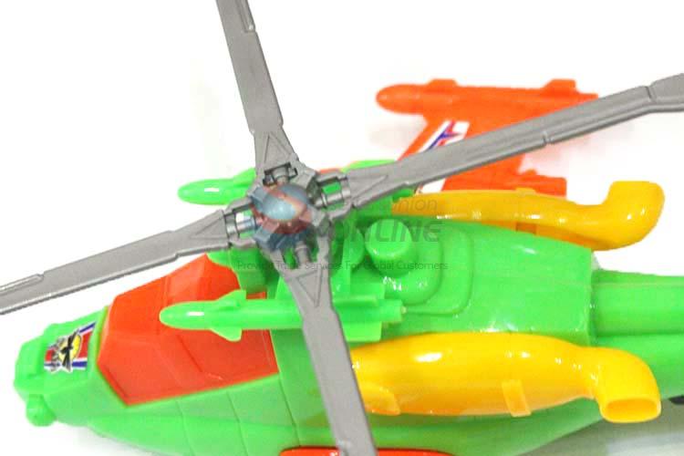 Creative Design Plastic Pull Plane Cartoon Model Toy