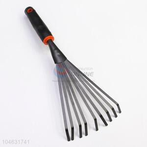 Fashion Style Iron Garden Rake Tool with Plastic Handle