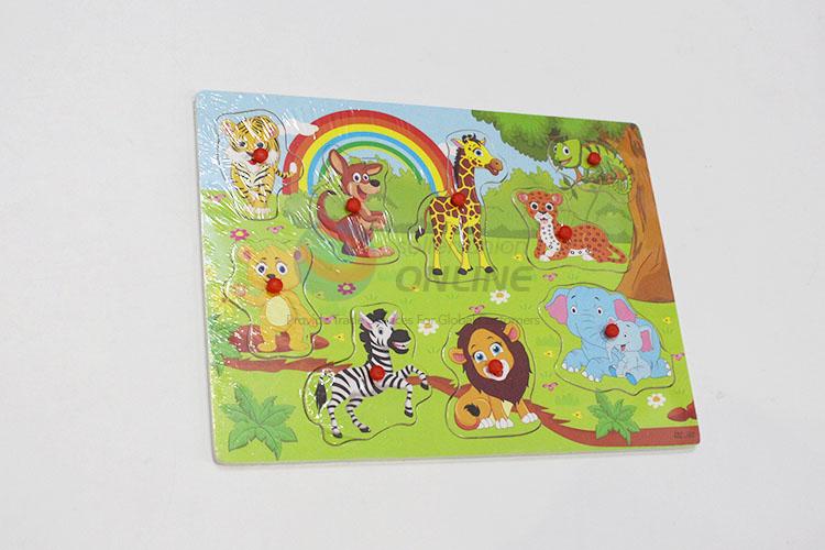 Wholesale Wooden Forest Animal Puzzles Set