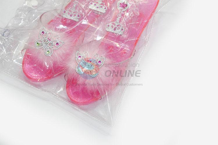 High Sales Fashion Girls Beauty Play Toys Princess Shoes Accessories