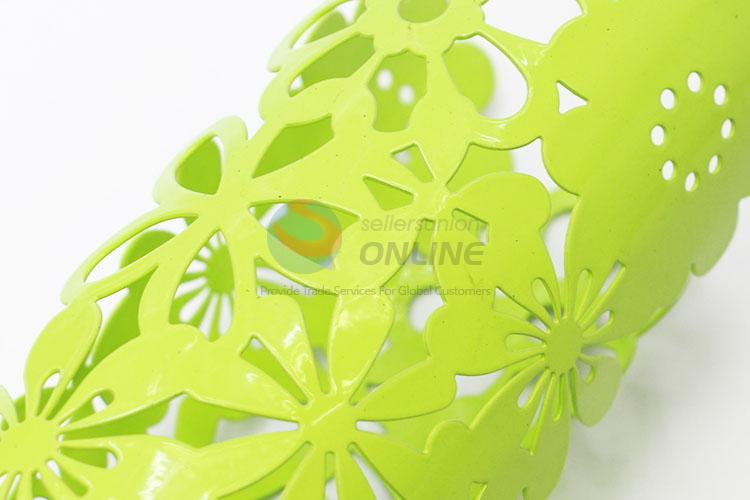 Hot-Selling Green Color Hollowed-out Cup Holder