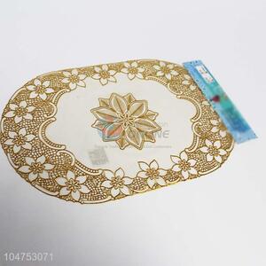 Hot Sale PVC Gold Blocking Placemat Table Mat