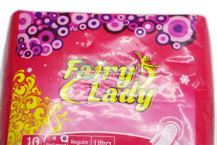 Portable 10 Pcs/Set Women Soft Cotton Sanitary Napkin