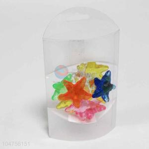 Colorful Starfish <em>Acrylic</em> <em>Crafts</em> Stones Set