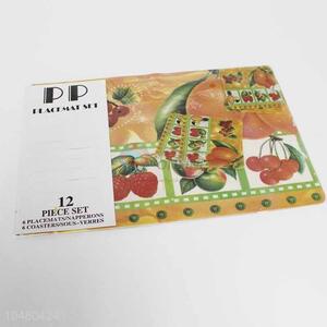 Crazy selling fruit pattern placemat