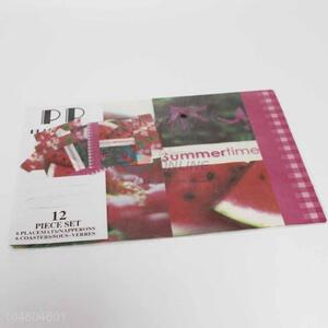 Wholesale custom cheap placemat set