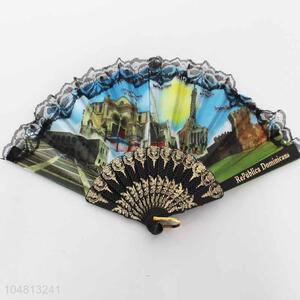 High Quality Printed Manual Folding Hand Fan