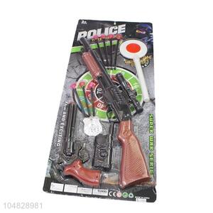 Popular Promotional Platsic Toy Police Equipment Set With Accessories