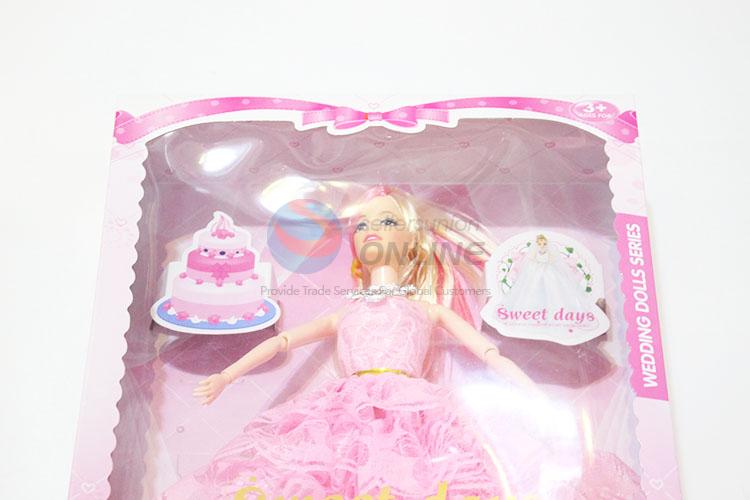 Cheap Price Kids Play 11 Cun Wedding Dress Dolls Toys Set