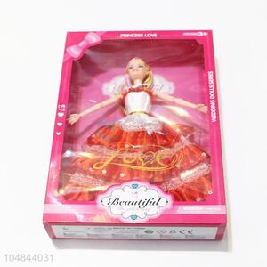 High Quality Children 11 Cun Wedding Dress Dolls Toy Educational Toys