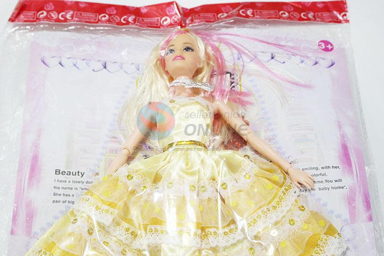 Delicate Design 11 Cun Wedding Dress Dolls Plastic Model Toys for Kids