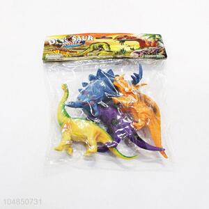 Factory customized plastic dinosaur model toy 4pcs