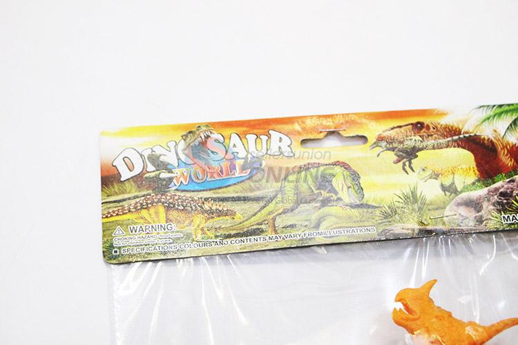 China factory plastic dinosaur model toy 3pcs