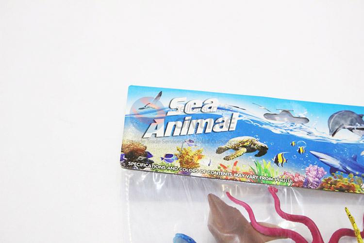 Factory sales plastic sea animals 6pcs