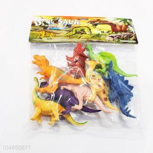 New products plastic dinosaur model toy 8pcs