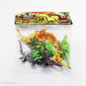 Most popular cheap plastic dinosaur model toy 6pcs