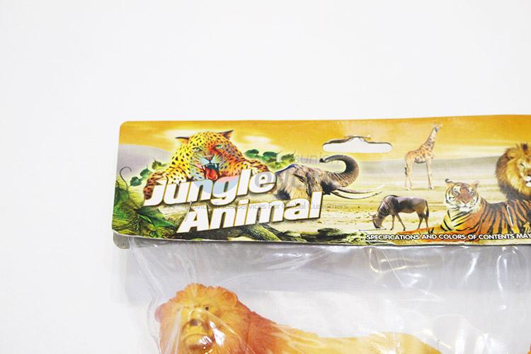 Premium quality plastic jungle animal toy 3pcs