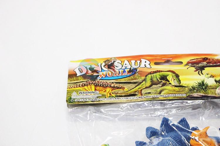 Factory customized plastic dinosaur model toy 4pcs