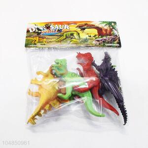 Best selling plastic dinosaur model toy 4pcs