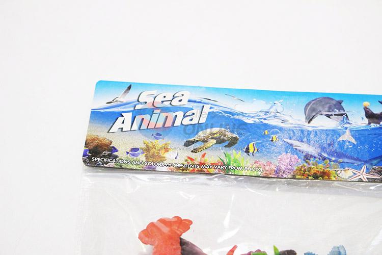 Good quality plastic sea animals 6pcs